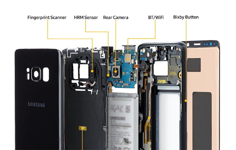 Замена Динамика Samsung S8 Plus