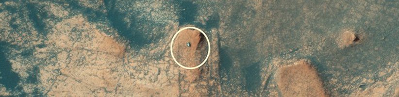 ربات کوه‌نورد ناسا در حال صعود از کوه مرکو توسط مدارگرد مریخ شکار شد
