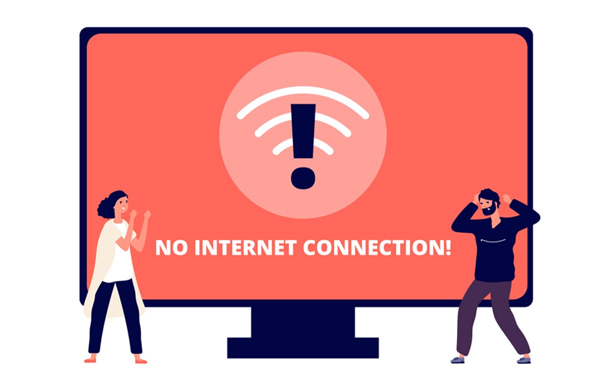 مشکل No Internet