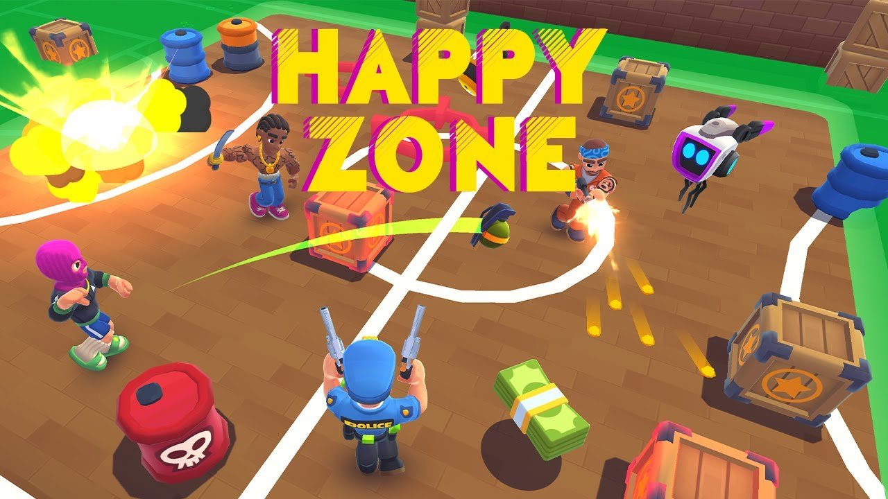 Happy Zone بهترین بازی های بتل رویال برای موبایل