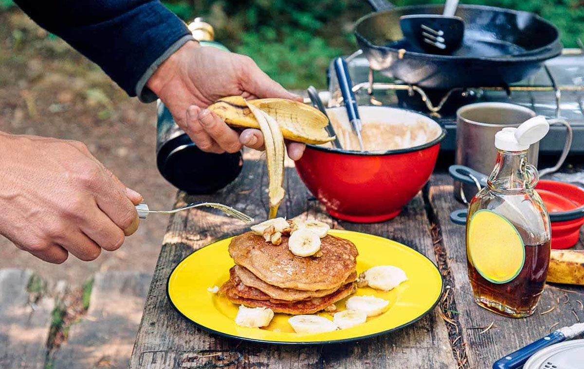 پنکیک - صبحانه ساده و سریع برای کمپینگ