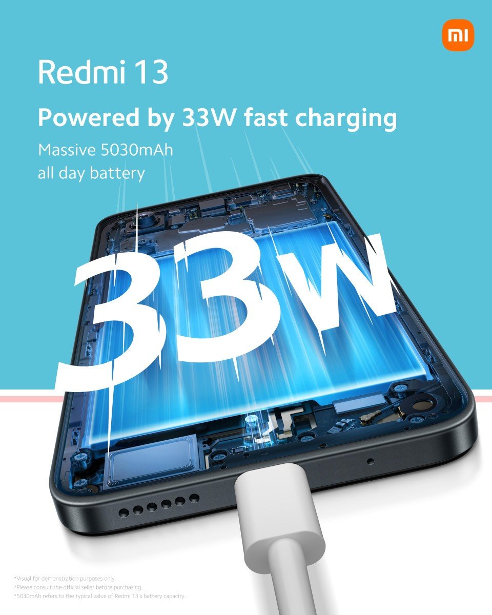 شارژر گوشی Redmi 13