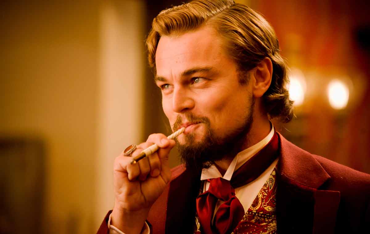 لئوناردو دی‌کاپریو در فیلم «جنگوی زنجیر گسسته» (Django Unchained)