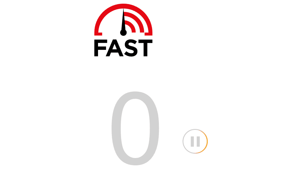 سایت تست سرعت اینترنت Fast.com