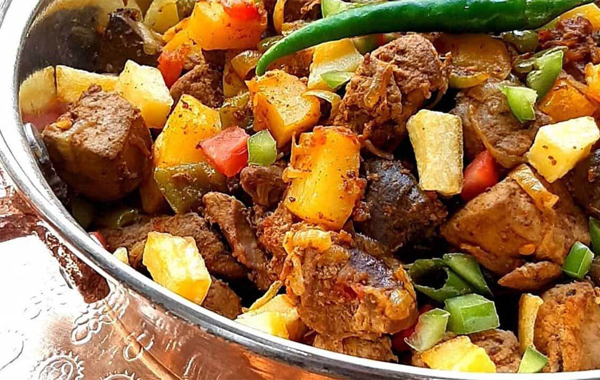 طرز تهیه جغور بغور با جگر سفید