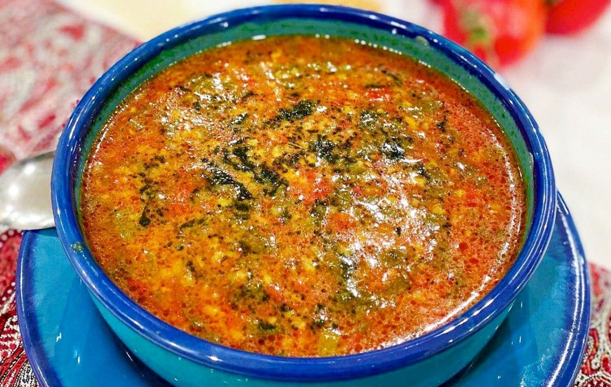 طرز تهیه آش گوجه تبریزی