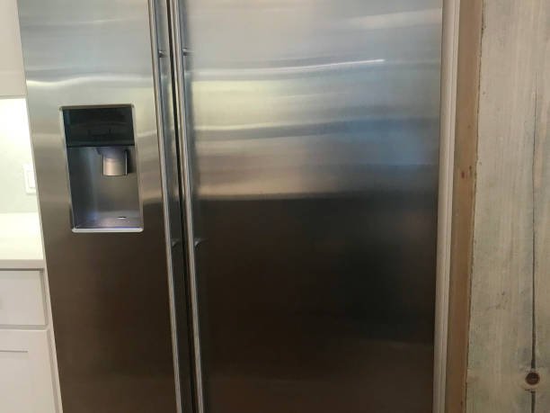 refrigerator silver