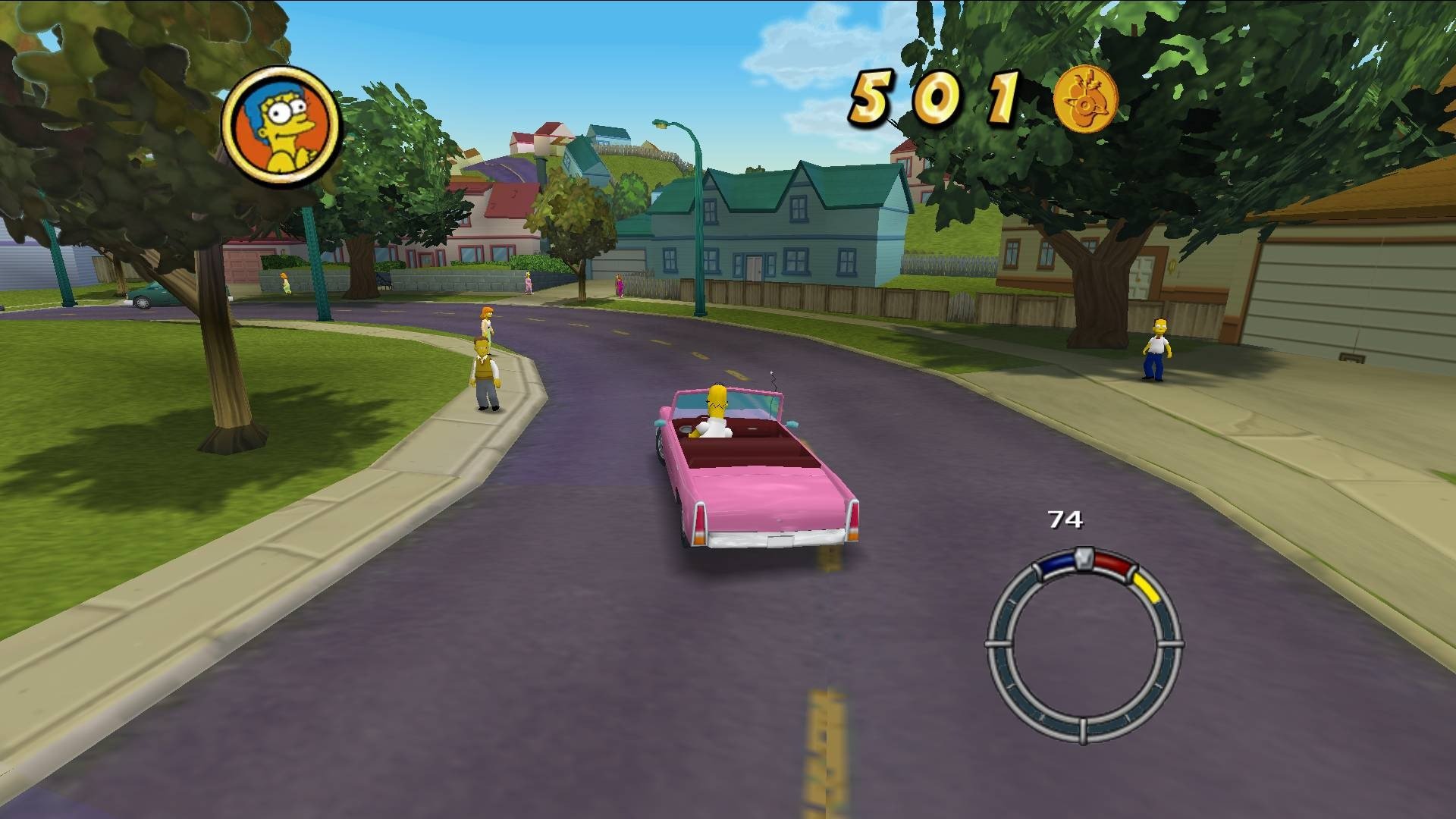 بازی The Simpsons: Hit & Run