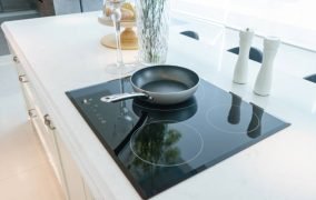 black gas stove