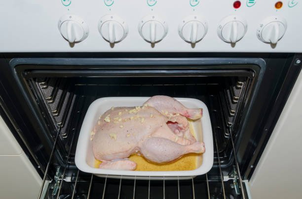 chicken in oven