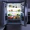 the opened refrigerator