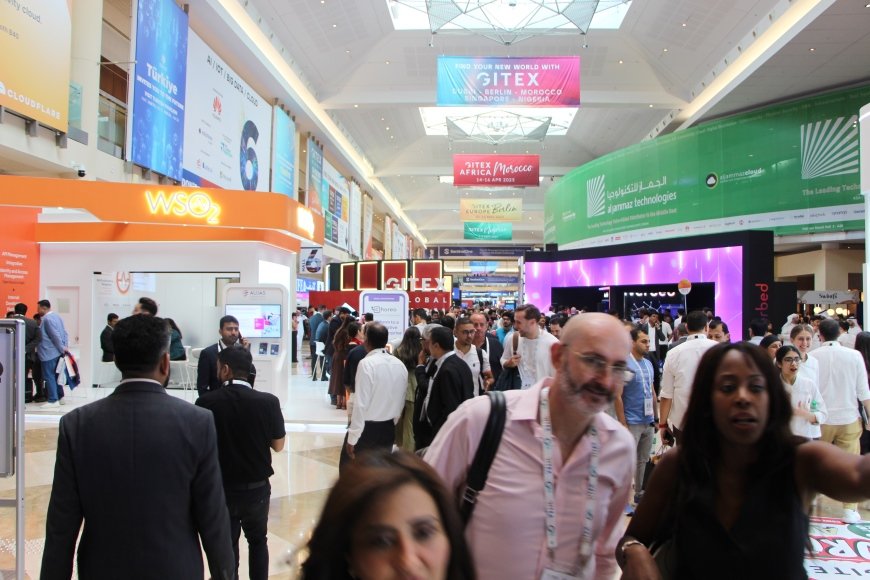 جمعیت حاضر در نمایشگاه Gitex 2024