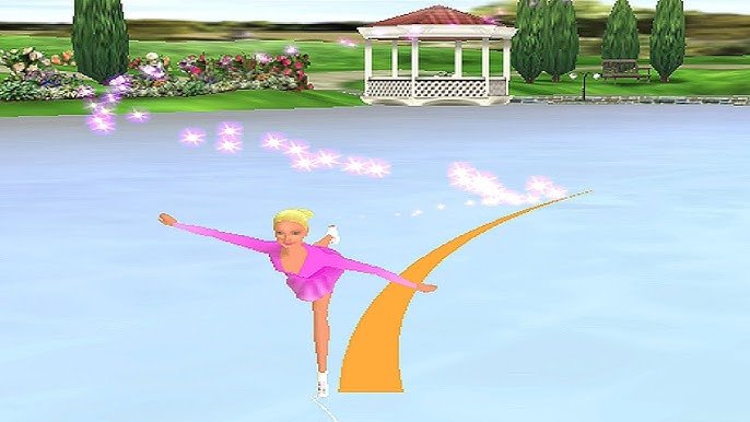 بازی Barbie Sparkling Ice Show