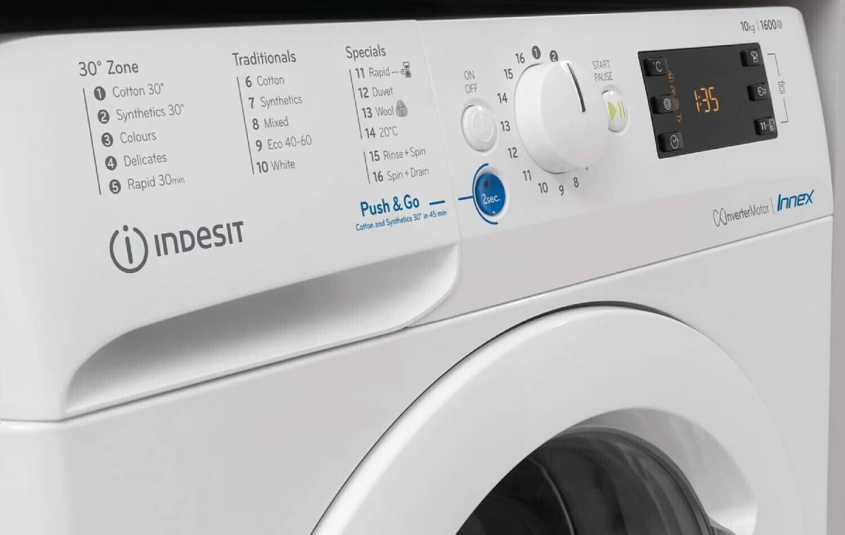 ماشین لباسشویی Indesit BWE101638XWUKN 