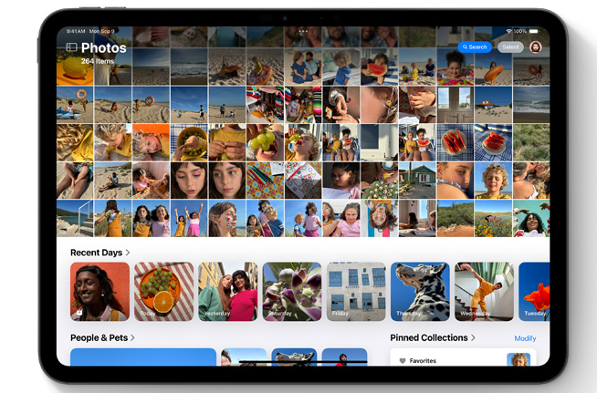 گالری اپل در iPadOS 18