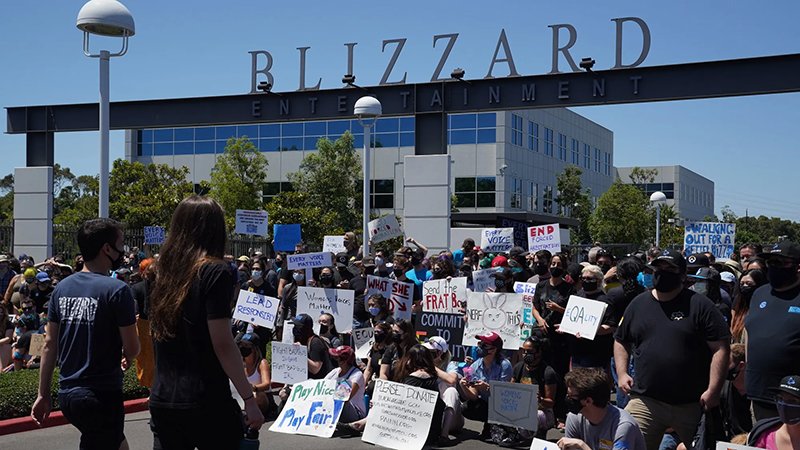 blizzard entertainment strikes