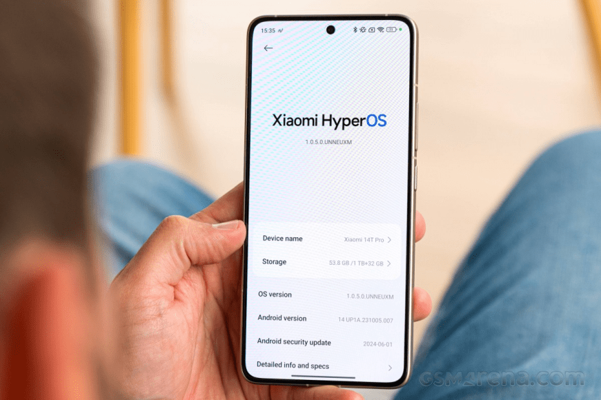 رابط کاربری HyperOS شیائومی