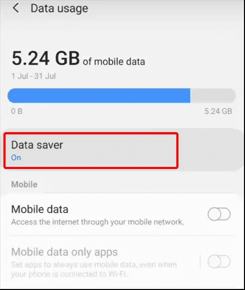 استفاده از حالت صرفه‌جویی در داده‌ها (Data Saver) اندروید