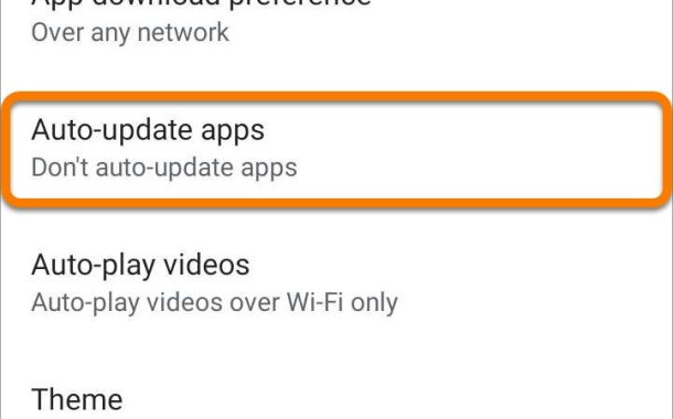 غیرفعال کردن آپدیت خودکار در گوگل پلی - 1