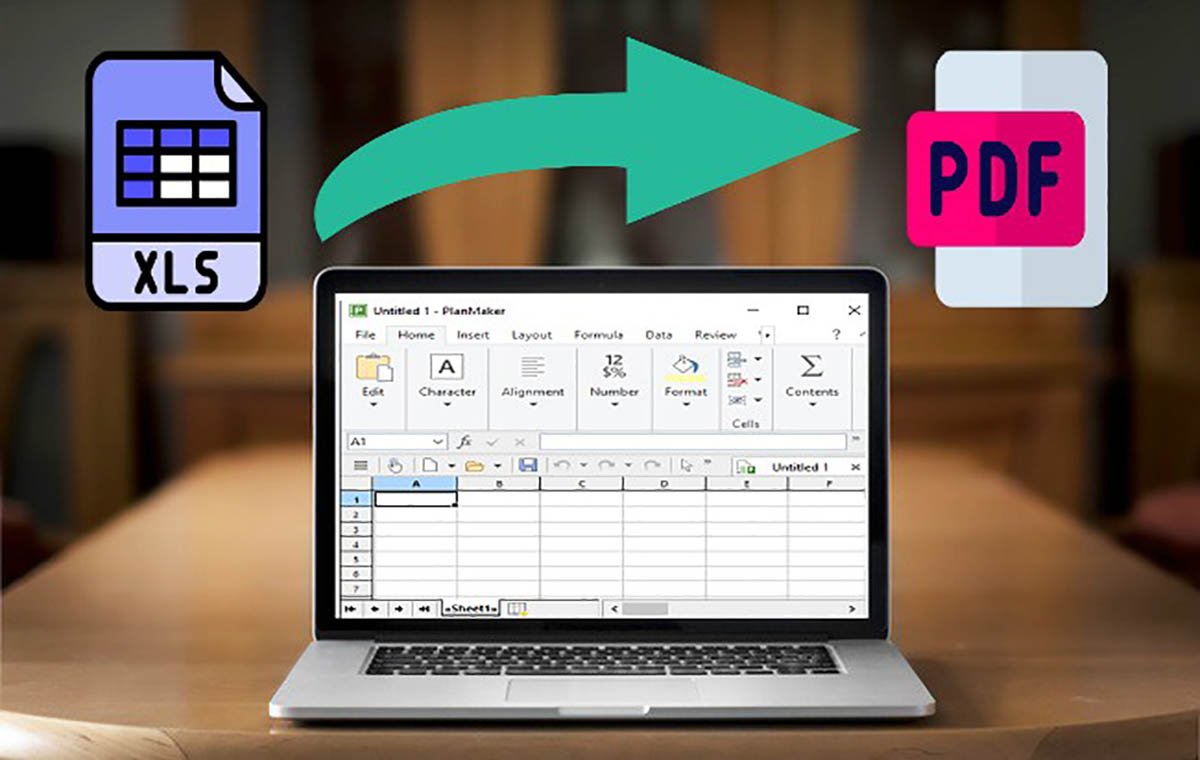 تبدیل اکسل به پی دی اف