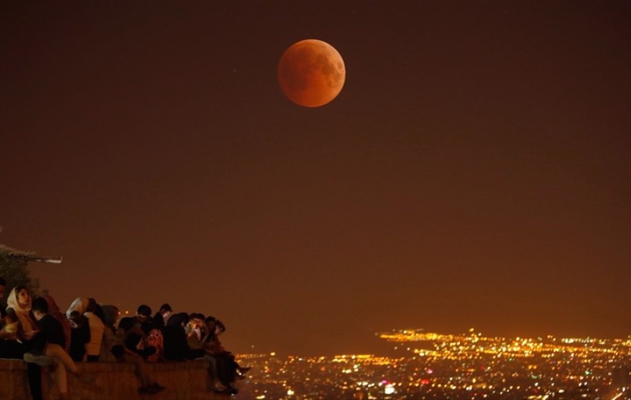 آخرین ماه گرفتگی در ایران