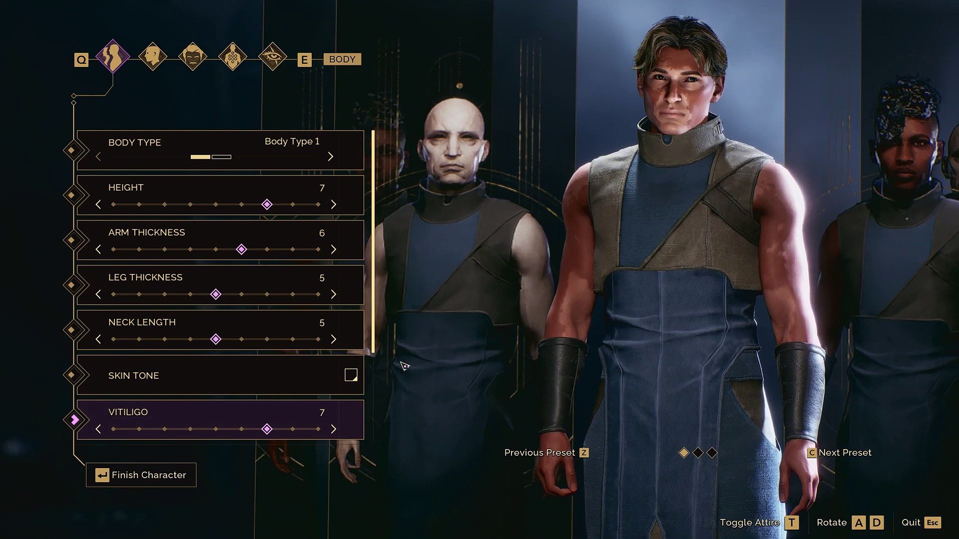 بخش ساخت شخصیت Dune: Awakening